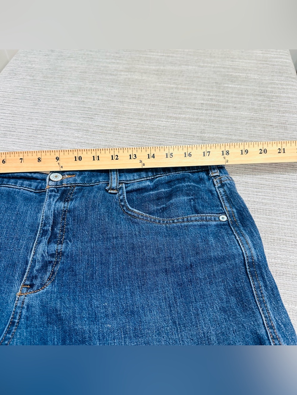 Anthropologie Pilcro Wide Leg Jeans Size 31 Blue Denim Women's - Picture 5 of 9